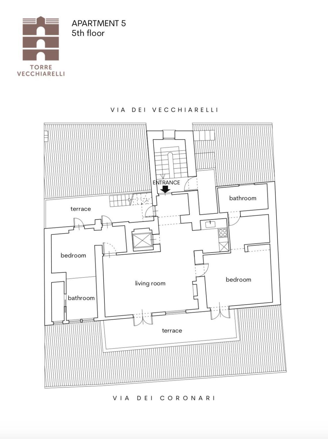Residenza Torre Vecchiarelli - 5 Penthouse Apartment *
